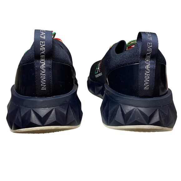 Emporio Armani 13.5 Ea7 Italia Olympic Team Sneakers In Tokyo Navy Tennis Shoes main image 8